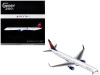 Boeing 757-300 Commercial Aircraft "Delta Air Lines" (N595NW) White with Blue and Red Tail "Gemini 200" Series 1/200 Diecast Model by GeminiJets