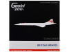 BAe/Aerospatiale Concorde Commercial Aircraft "British Airways" (G-BOAD) White with Tail Stripes "Gemini 200" Series 1/200 Diecast Model by GeminiJets