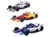 "109th Indianapolis 500" (2025) Podium Set of 3 IndyCars 1/64 Diecast Model Cars by IXO Models