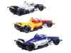 "109th Indianapolis 500" (2025) Podium Set of 3 IndyCars 1/64 Diecast Model Cars by IXO Models
