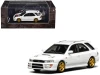 Subaru Impreza WRX STi Wagon Version VI RHD (Right Hand Drive) Pure White 1/64 Diecast Model Car by MotorHelix