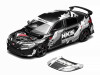 Honda Civic Type R (FL5) RHD (Right Hand Drive) "HKS" Matt Black with Graphics 1/64 Diecast Model Car by MotorHelix