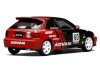 Honda Civic Type R (EK9) RHD (Right Hand Drive) #60 "Advan" Black and Red 1/64 Diecast Model Car by MotorHelix