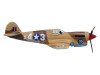 Curtiss Warhawk P-40E Fighter Aircraft "Miss Memphis 85th Fighter Squadron 79th Fighter Group North Africa" (1943) United States Army Air Forces "Oxford Aviation" Series 1/72 Diecast Model Airplane by Oxford Diecast