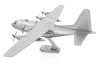 Model Kit Lockheed C-130 Hercules Transport Aircraft "United States Air Force" (Moderate Difficulty) Steel Model by Metal Earth