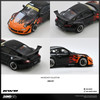 1/64 Inno Porsche 911 RWB 997 Orange Burning Flame Diecast Car Model