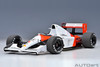 1/18 AUTOart 1991 Formula 1 McLaren Honda MP 4/6 Japanese GP Ayrton Senna #1 Car Model with Applicable "Marlboro" Decal