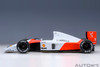 1/18 AUTOart 1991 Formula 1 McLaren Honda MP 4/6 Japanese GP Ayrton Senna #1 Car Model with Applicable "Marlboro" Decal