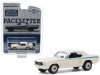 1967 Ford Mustang Coupe Wimbledon White with Scotchlite Blue Stripes "Indy Pacesetter Special" "Hobby Exclusive" 1/64 Diecast Model Car by Greenlight