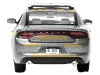 2023 Dodge Charger Pursuit "New York State Police" Gray Metallic with Yellow Stripes 1/64 Diecast Model by IXO Models