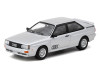 Audi Quattro Silver Metallic "Collab64" Series 1/64 Diecast Model Car by Schuco & Tarmac Works