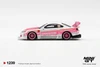 1/64 Mini GT Nissan SILVIA (S15) LB-Super Silhouette AMOCULTURE (Pink) Diecast Car Model
