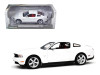 2010 Ford Mustang GT Coupe Performance White with Brich Red Interior With Cashmere White Seat Stripes 1/18 Diecast Car Model by Greenlight
