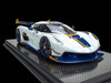 1/18 Frontiart 1/18 Koenigsegg Jesko 7359 Crystal White Car Model Limited 100 Pieces