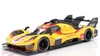 1/18 BBurago 2025 Ferrari 499P #83 Winner 24h LeMans AF Corse Robert Kubica, Yifei Ye, Philip Hanson Diecast Car Model