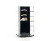 1/64 Acrylitower 24-Car Display Desk Top Spinner with Magnetic Covers (6.5″x 6.5″x13.5″) (Black) (Cars NOT Included)