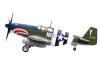 North American P-51B Mustang Aircraft "John Bennett 487th Fighter Squadron 352nd Fighter Group Blue-Nosed Bastards of Bodney RAF Bodney" (1944) United States Army Air Forces 1/72 Diecast Model Airplane by Legion