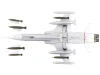 Northrop F-5A Freedom Fighter Aircraft "38381" (1960s) United States Air Force "Air Power Series" 1/72 Diecast Model by Hobby Master