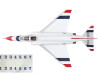 McDonnell Douglas F-4E Phantom II Fighter-Bomber Aircraft "Thunderbirds with Decals for No.1 to 7 planes 1973/74 Season" United States Air Force "Air Power Series" 1/72 Diecast Model by Hobby Master