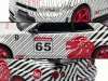 Nissan Skyline GT-R (R34) RHD (Right Hand Drive) #65 "Black Crow" White with Black Pinstripes "Singapore Diecast Expo 2025 Event Edition" 1/64 Diecast Model Car by Inno Models