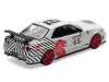 Nissan Skyline GT-R (R34) RHD (Right Hand Drive) #65 "Black Crow" White with Black Pinstripes "Singapore Diecast Expo 2025 Event Edition" 1/64 Diecast Model Car by Inno Models
