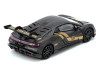 Yangwang U9 #01 Carbon Fiber with Gold Stripes "APA XPO 2025 Event Edition" 1/64 Diecast Model Car by Inno Models
