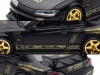 Nissan "Top Secret" Silvia (S15) RHD (Right Hand Drive) Matt Black with Carbon Hood "APA XPO 2025 Event Edition VIP Ticket Bundle" 1/64 Diecast Model Car by Inno Models