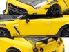 Nissan GT-R (R35) RHD (Right Hand Drive) Yellow with Carbon Hood and Black Top "The Model Car Show Singapore 2025 Event Edition" 1/64 Diecast Model Car by Inno Models