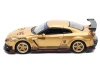 Nissan GT-R (R35) Top Secret Thailand RHD (Right Hand Drive) Gold Metallic "Thailand Diecast Expo 2025 Event Edition" 1/64 Diecast Model Car by Inno Models