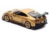 Nissan GT-R (R35) Top Secret Thailand RHD (Right Hand Drive) Gold Metallic "Thailand Diecast Expo 2025 Event Edition" 1/64 Diecast Model Car by Inno Models
