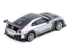 Nissan GT-R (R35) Top Secret RHD (Right Hand Drive) Silver Metallic with Carbon Hood and Top "Tokyo Auto Salon Hong Kong 2025 Event Edition" 1/64 Diecast Model Car by Inno Models