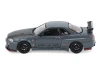 Nissan Skyline GT-R (R34) "Top Secret" RHD (Right Hand Drive) Stealth Gray with Carbon Hood "GTSHOW 2025 Event Edition" 1/64 Diecast Model Car by Inno Models
