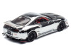 Toyota Supra (A80) "Top Secret" GT300 RHD (Right Hand Drive) Chrome with Carbon Hood and Red Interior "Tokyo Auto Salon 2026 Event Exclusive" 1/64 Diecast Model Car by Inno Models