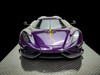 1/18 Frontiart Koenigsegg Regera KAQ Purple Carbon Car Model Limited 35 Pieces
