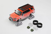 1/64 GCD Toyota 4Runner Snow Version (Orange) Diecast Car Model