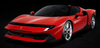 1/12 Looksmart Ferrari 849 Testarossa Spider (Rosso Corsa Red) Car Model