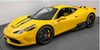 1/12 Looksmart Ferrari 458 Speciale (Giallo Modena Yellow with Racing Livery) Car Model