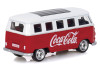 1963 Volkswagen Type 2 Van "Coca-Cola" Red and White 1/50 Diecast Model by Motorcity Classics