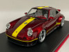 1/12 Ivy Porsche 911 964 Singer DLS (Red with Yellow Stripes) Car Model with Opening Rear Bonnet Limited 25 Pieces