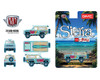1/64 M2 Machines 1975 GMC Jimmy Sierra 4×4 Custom with Surfboard (Turquoise Blue) Diecast Car Model