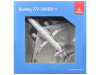 Boeing 777-300ER Commercial Aircraft "Emirates Airlines" (A6-EQH) White with Striped Tail 1/400 Diecast Model by GeminiJets