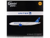 Boeing 777-200ER Commercial Aircraft with Flaps Down "United Airlines" (N798UA) White with Blue Tail "Gemini 200" Series 1/200 Diecast Model by GeminiJets