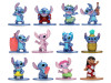 Set of 12 Diecast Figures "Disney's Stitch" Franchise "Nano Metalfigs" Series Diecast models by Jada