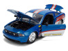 2010 Ford Mustang GT "Rekudo" Blue Metallic with Red and Silver Stripes "Bigtime Muscle" Series 1/24 Diecast Model Car by Jada
