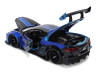 Chevrolet Corvette C8 "Liberty Walk" Candy Blue and Black "Hyper-Spec" Series 1/24 Diecast Model Car by Jada
