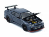 1/64 BMC Top Secret Nissan Skyline R34 BNR34 (Grey Blue with Carbon Bonnet) TAS JP26 Diecast Car Model
