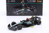1/24 BBurago 2024 Formula 1 Lewis Hamilton Mercedes-AMG F1 W15 #44 Car Model with Figure