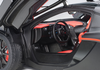NEW BUT NONE MATCHING BOX 1/12 AUTOart McLaren P1 (Matte Black with Red Accents) Car Model