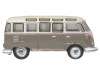 Volkswagen T1 Samba Bus Mouse Grey and Pearl White with Red Stripes 1/148 (N) Scale Diecast Model Car by Oxford Diecast