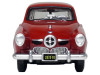 1950 Studebaker Champion Starlight Coupe Commanche Red 1/87 (HO) Scale Diecast Model Car by Oxford Diecast